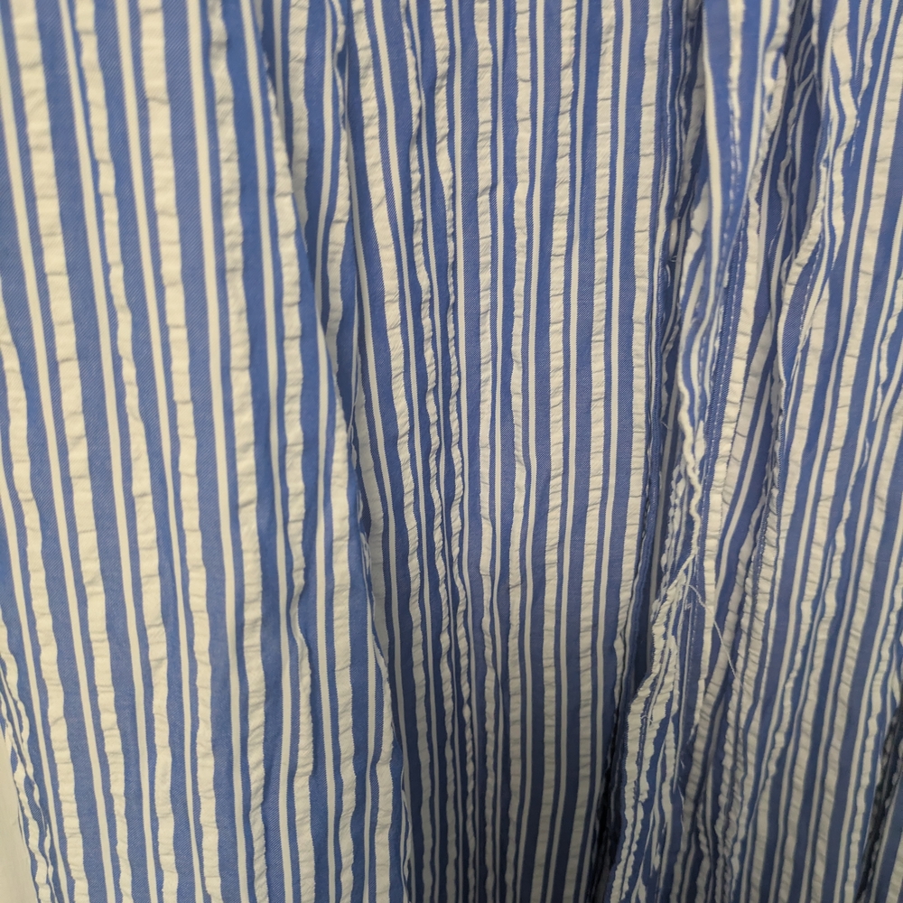 Anthropologie Blue and White Striped Maxi Dress - Picture 11 of 13
